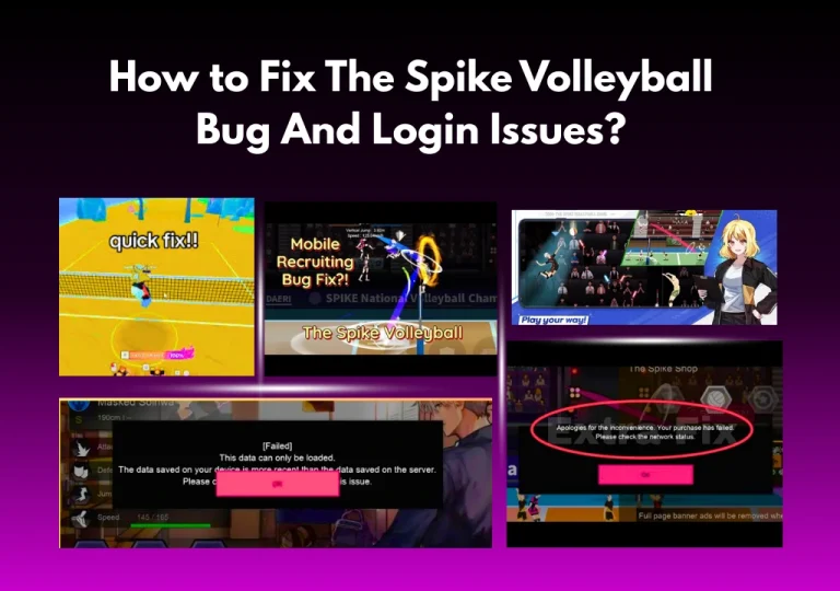 How to Fix The Spike Volleyball Bug